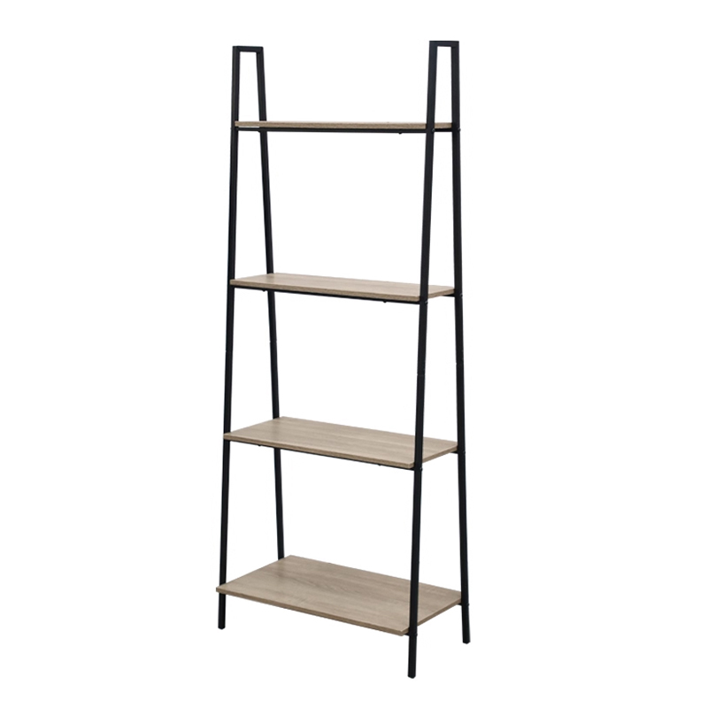 Estante de madera para almacenamiento (negro)