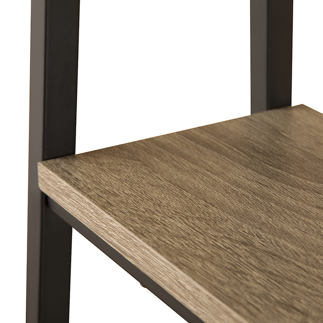 Estante de madera para almacenamiento (negro)