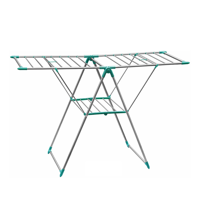 Tendedero de pie para ropa (modelo elevado de doble ala)