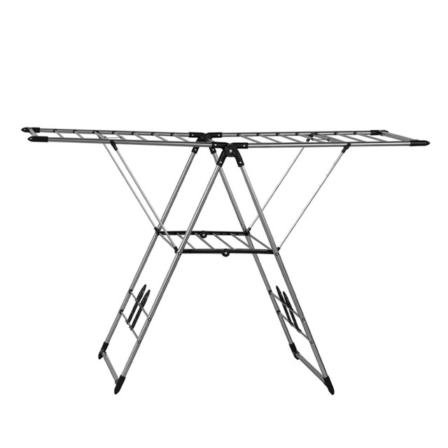 Tendedero de pie para ropa (modelo elevado de doble ala)